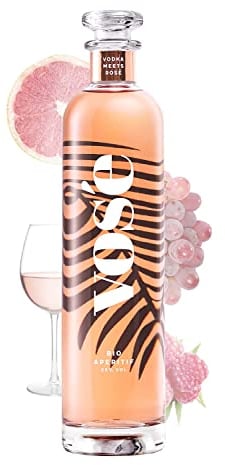 vosé Bio Aperitif • Französischer Bio-Roséwein trifft auf Bio-Vodka • Vegan, Bio & Glutenfrei (1 x 0,7l)