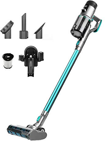 Cecotec Aspirador Escoba sin Cable Conga Rockstar 880 Titanium. 480 W y kPa, 3 en 1, Motor Digital, Cepillo Jalisco, 150 AW, Autonomía 100 mins, 3 Modos, Filtro Extra, Kit de Accesorios