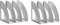 Marte Vanci Schreibtisch-Ordner, stabiler Zeitschriftensammler, Schreibtisch-3-Fächer, vertikale Halterungen, Aktenbuch-Trennwände, Dokumentenschrank, Regal, Zeitschriftenständer,