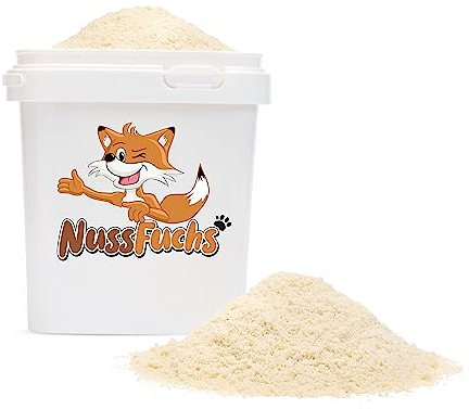 Mandelmehl 3kg - aus blanchierten Mandeln - glutenfrei backen - fein gemahlen - Mandelmehl naturbelassen - reich an Proteinen - Mandelmehl - ideal für glutenfreies Backen - NussFuchs (3kg Eimer)
