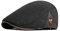 JAOAJ Schiebermütze Herren Barett Cap Herbst Winter,Schirmmützen Cabbie Hunter Hat,Baskenmützen Flat Cap Newsboy Mütze Driving Hüte