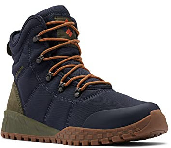 Columbia Fairbanks Omni-Heat, Stivali da Neve Uomo, Abyss/Dark Adobe 2024 , 47 EU