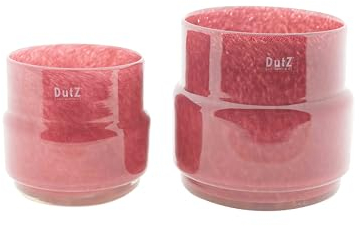 DutZ Pot MAARTJE | Rasberry | mundgeblasenes Glas | Vase, Windlicht, *bertopf | versch. Grössen (H 20 cm D 18 cm)