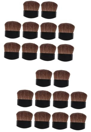EXCEART 20 Pcs Peinture Pinceau Pinceau Vernis pour Peinture Armoires De Cuisine Peinture Dessin Accessoires Huile Pinceau Meubles Pinceau Blush Brosse Bois Aspiration Poudre