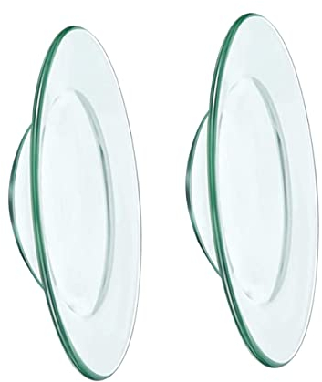 AOKWAWALIY 2 x Glas-Aromatherapie-Schale, Heizschale, Toastplatten, Wachsschmelzölwärmer, Lampen, kleine Glasplatte, ätherisches Glas, Warmhalte-Tablett, ätherisches Öl, Räucherstäbchen