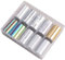 Junterone 10 Rolls Nail Foils Polish Stickers Metal Color Starry Paper Transfer Foil Wraps Adhesive Decals Nail Art Decorations Easy Install Easy to Use