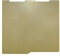 HzdaDeve 256X268MM PEI Blatt für Anycubic Kobra 3/Combo/ACE Pro Flexible Spring Steel Build Plate Doppelseitiges strukturiertes Bett Board für 3D Drucker Zubehör Ersatz (Gold)