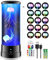 Jellyfish Lamp,16 Color Changing with Remote Control Mood Lamp,USB Powered Jellyfish Bubble Night Light,Jelly Fish Tank Aquarium Decor for Bedroom Living Room Office Desk,Gift for Kids Adult