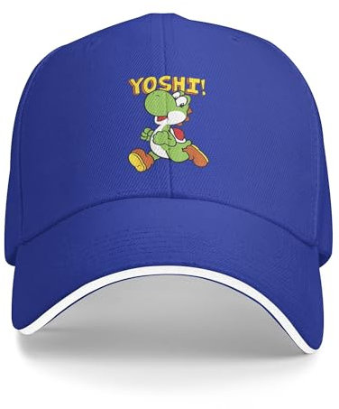 GYDJYWFRN Yoshi Baseballkappe, verstellbare Hüte für Männer und Frauen, Dad Hat, Trucker Hat