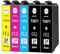 5X 34XL Druckerpatronen Kompatibel für Epson 34XL 34 XL Multipack für Workforce Pro WF-3720 WF-3725 WF-3720DWF WF-3725DWF