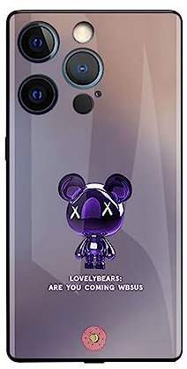 YIGZYCN Handy-Schutzhülle, kratzfest, ultradünn, Anime-LED-Schutzhülle für 13, 14Plus, 14 Pro, 14 Promax 14