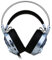 Earphones Subwoofer Virtual 7.1 Channel Gaming Headset Noise Reduction Microphone Stereo Headset Silver Earbud Headphones
