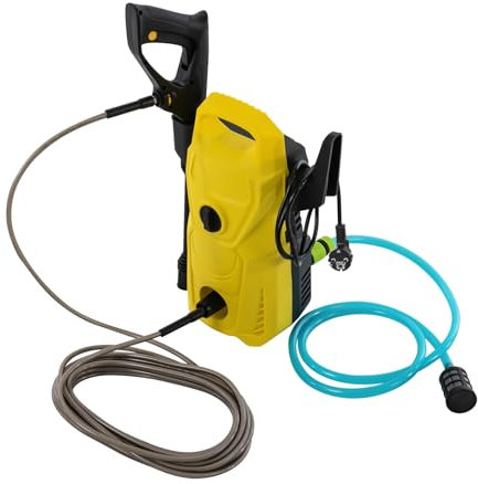Tragbarer Hochdruckreiniger Waschmaschine Reinigungsgerät mit Elektropumpe 2175psi für Autowäsche Bodenreinigung 3KW Motor 79.25gal/H 10m Wasserschlauch