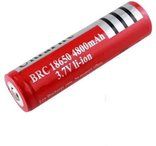 ZWDCVFGK Batería de Litio Recargable 3.7V 4800mAh Baterías Universales Superiores con Botón de Gran Capacidad, para Linterna LED, Dispositivos Electrónicos de Emergencia, Etc.