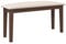 vidaXL Bank 90 cm Braun Massivholz Gummibaum, Sitzbank, Innenbank, Bank Eingangsbereich, Laubenbank, Flurbank, Schlafzimmerbank, Stoffbank, Bettbank