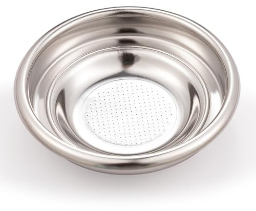 Espressomaschine Single Shot ESE Kaffeekapsel-Filterkorb – 58 mm druckloser Edelstahl – wiederverwendbar, kompatibel mit Gaggia und vielen Espressomaschinen – 7 Gramm