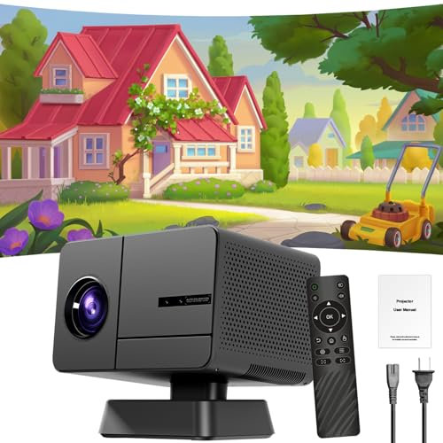 Mini projecteur, prend en charge le projecteur portable 4K 1080p, Wi-Fi double bande, BT 5.0, écran 150, 800 lumens, projecteur pour chambre à coucher, projecteur intelligent, clé de voûte