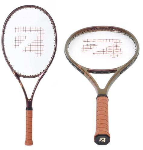 BatZoom Tennisschläger für Anfänger und Erwachsene, Leichter Graphitschläger mit komfortablem Griff, stoßdämpfende Technologie, inklusive Tragetasche (Farboptionen)