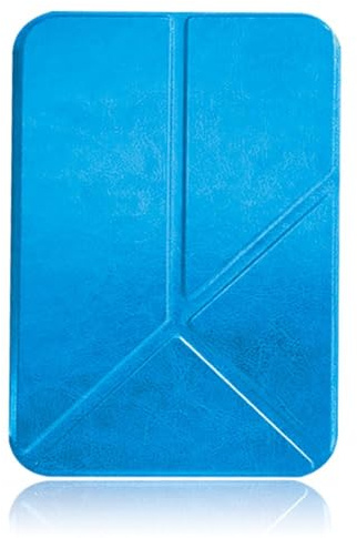 DBYRPF Case for Kindle Keyboard (3rd Generation),Light Weight Slim Shockproof Kickstand Foldable PU Leather Cover Case for Amazon Kindle Keyboard (Kindle 3/D00901) 6 Display (Sky Blue)
