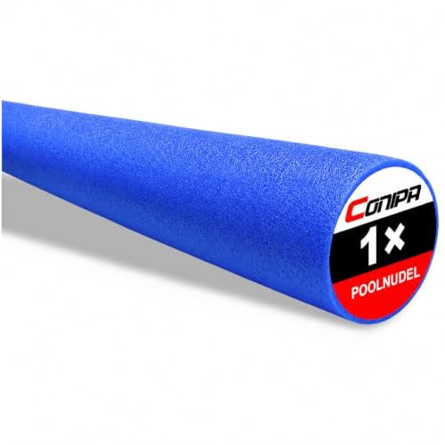 Conipa® Schwimmnudel, 160 x 7 cm, Poolnudel aus Schaumstoff | Vielseitige Badenudel aus antibakteriellem PE – Wasserspielzeug, Schwimmhilfe und Wassergymnastik, optional mit Verbinder