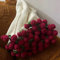 Crochet Bouquet Blanket of Flowers, Gehäkelte Blumen Decken, Wiederverwendbare Handgefertigte Rosenblüten-Decke Materialpaket, Riesen Blumenstrauß-Decke für Hochzeit/Babyparty/Wohnkultur/Muttertag (C)