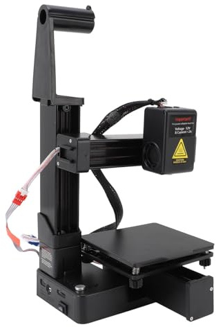 ciciglow FDM 3D -Drucker, 40 Mm/s 3D -Druckmaschine für Kinder und Anfänger, Unterstützt 1,75 Mm TPU -Filament, 100x100x100mm Druckgröße (EU-Stecker)