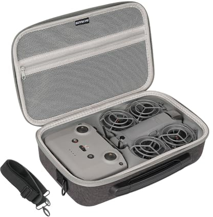 ZJRXM Tasche für DJI Neo 2 Zubehör | Kompakte Reisetasche für DJI Neo 2 Fly More Combo, Tragetasche für DJI RC-N3, mit Tragegurt