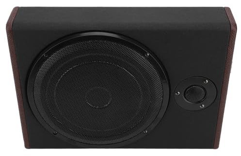BTOSEP Aktiver Untersitz-Auto-Subwoofer-Bausatz mit Hervorragender Bassleistung für Einfache Installation Im Auto