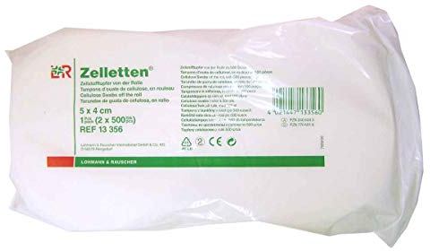 1000 Zelletten Pads - 2 Rollen mit je 500 Stück