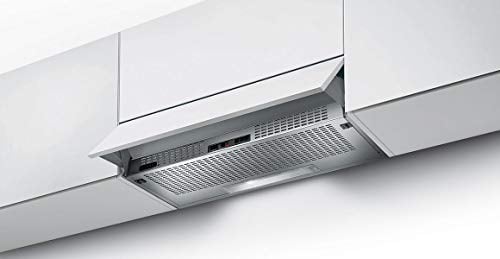 FABER Cappa ad incasso 2152 SRM LG A90 finitura grigio chiaro da 90cm
