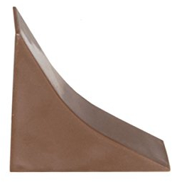HOLZBRINK Endstück passend zum Dekor Ihrer Abschlussleisten Nuss dunkel PVC Küchenabschlussleiste 23x23 mm