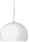 Kartell Small FL/Y Lampada da Soffitto, Bianco Opaco, Diametro 38cm