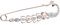 Elegant Crystal Peacock Safety Pin Women Brooch Clip Scarf Dress for Decoration