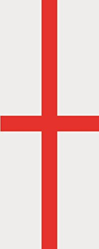 U24 Fahne Flagge England im Hochformat Premiumqualität 150 x 400 cm