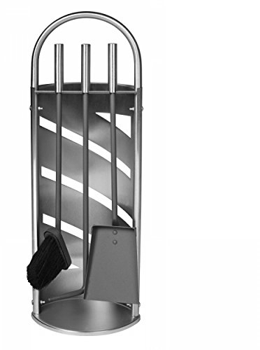 raik 21.02.701.2 Kaminbesteck, 3-teilig, Edelstahl matt gebürstet, 66cm