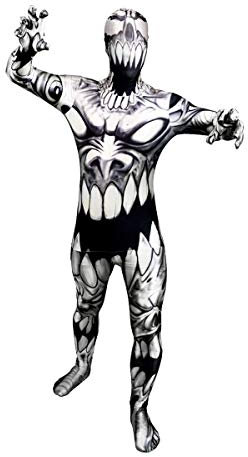 Morphsuits - CS97008/M - Seconde peau morphsuit ™dent de l'horreurthe mouthtaille m