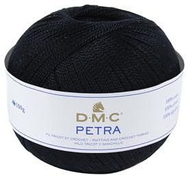 DMC - Petra, Häkel- und Strickgarn | 100% Baumwolle - Ideal für Kleidung, Babykleidung und Wohnaccessoires | 100 Gr