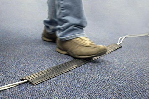 Black Heavy Duty Rubber Cable Tidy 2 Metre