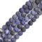 SHGbeads Sodalith-Halbedelstein-Perlen, rund, lose Perlen für Schmuckherstellung, DIY, Handarbeit, Bastelbedarf, 10 mm, matt, Blau, 38,1 cm