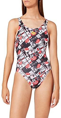 Arena Comics Race Costume Sportivo, Donna, Multicolore, 44