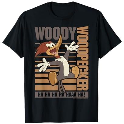 Woody Woodpecker Ha Ha Ha Jumping Poster T-Shirt