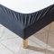 Cache-sommier 160x190 Noir – 100% Coton Jersey Extensible – Doux, Résistant, Facile à Installer – Oeko-TEX – pour sommier de 15 à 30 cm