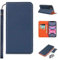 Copmob iPhone 11 Case With Card Holder With Strap,Genuine Leather Flip Wallet Case,[3 Slots][Magnetic Closure][RFID-Blocking],Phone Case Cover for iPhone 11 - Dark Blue