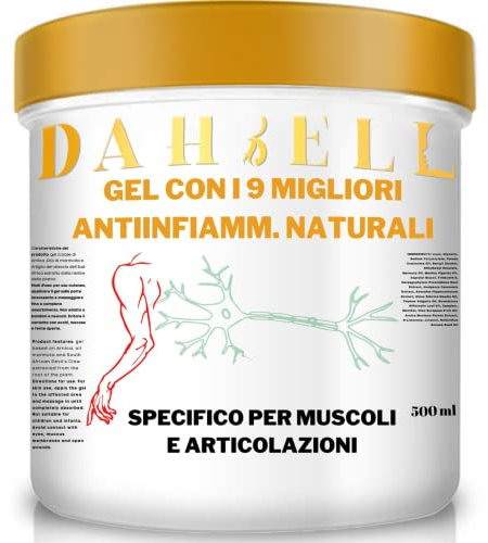 Arnica per cavalli uso umano e artiglio del diavolo forte | arnica gel forte | crema artiglio del diavolo | per muscoli e articolazioni dahbell (500 ml)