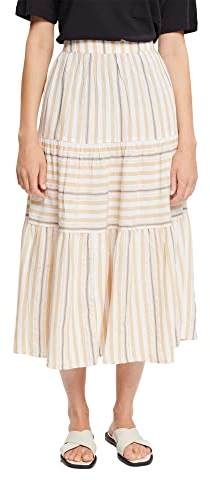 ESPRIT Damen Rock 062ee1d307, 102/White 3, 30W