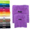 2er Pack Personalisiertes Handtuch und Badetuch mit Namen 2er Pack Schön gestickter Name Handbadetuch 100% Baumwollhandtuch 50 x 100 cm + 140 x 70 cm Personalized Custom Towel with Name (Lila)