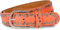 styleBREAKER Nietengürtel mit mehrfarbigen kleinen Nieten, Gürtel Kunstleder Einfarbig, kürzbar, Hüftgürtel Unisex 03010071, Farbe:Orange, Größe:100cm