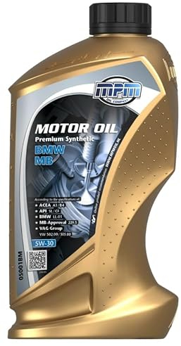 MPM Motoröl 5W-30 1 L für VW Golf IV Schrägheck (1J1) Golf V Schrägheck (1K1)