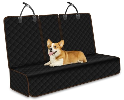 Lydonberg Hundedecke Auto Rückbank, Wasserdichter Anti-Rutsch Haustier Auto Sitz Protektor mit Armlehne Öffnung, Isofix-kompatibel, Kratzfest, Universell für PKW, LKW, SUV