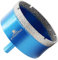 Dry Diamond Core Drill Bit,BRSCHNITT 75mm Diamond Hole Saw Core Drill Bit with Triangle Shank for Porcelain Tile Ceramic Stone Granite Marble